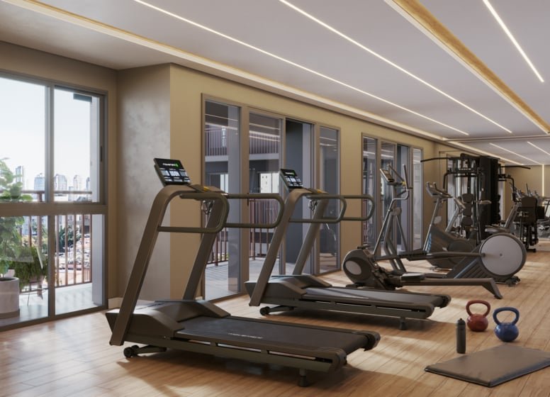 Apartamento Oriz by Plano&Plano - Residencial 39.31m² 2D Dom Manuel São Paulo - Fitness