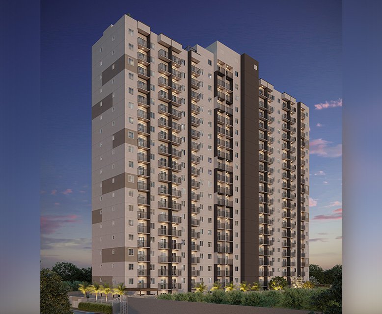Garden Plano&Parque Brás 1 suíte 31m² Domingos Paiva São Paulo - Fachada