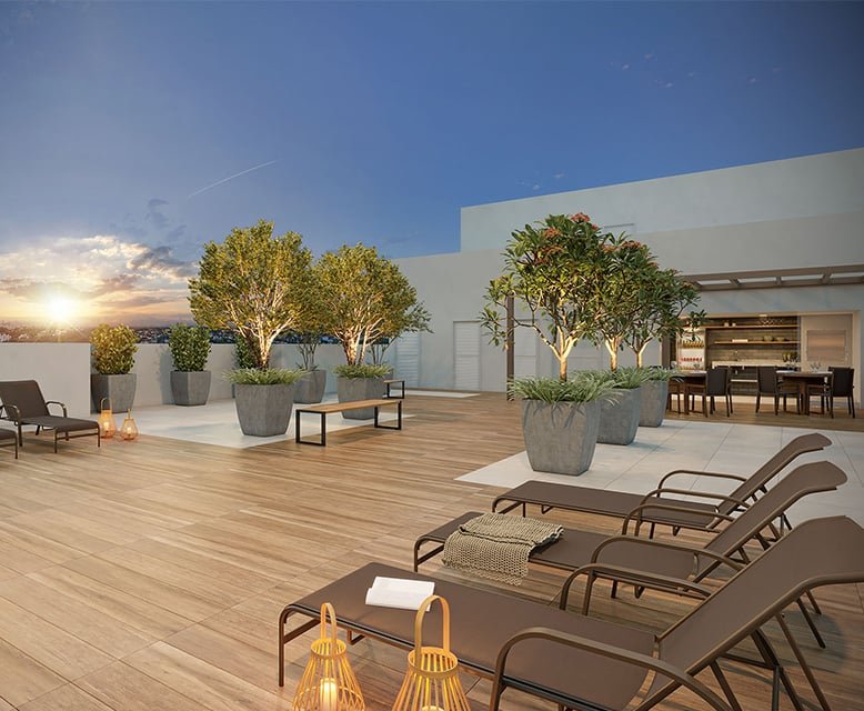Garden Plano&Parque Brás 1 suíte 31m² Domingos Paiva São Paulo - Terraco coletivo