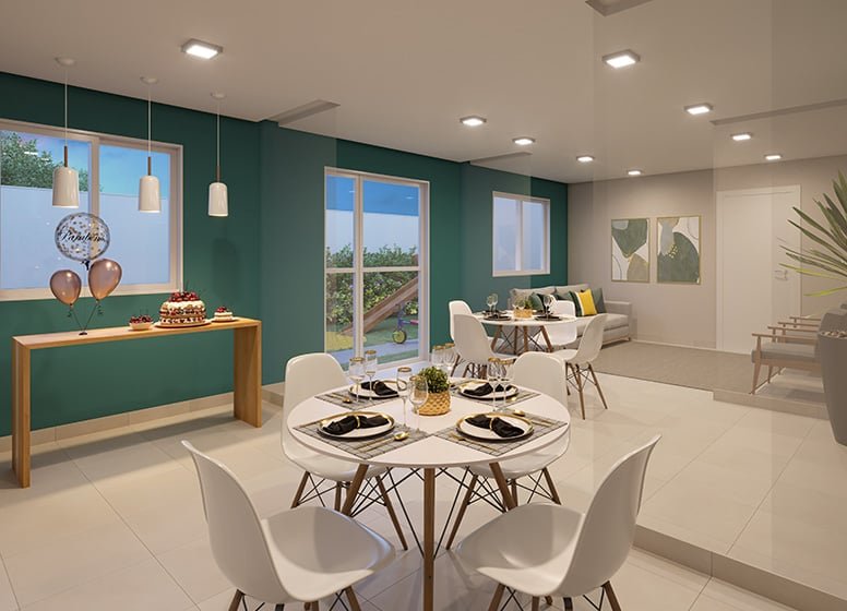 Apartamento Plano&Mais Itaquera Itamaracá 2 dormitórios 32m² Lagoa do Campelo São Paulo - Salao de festas