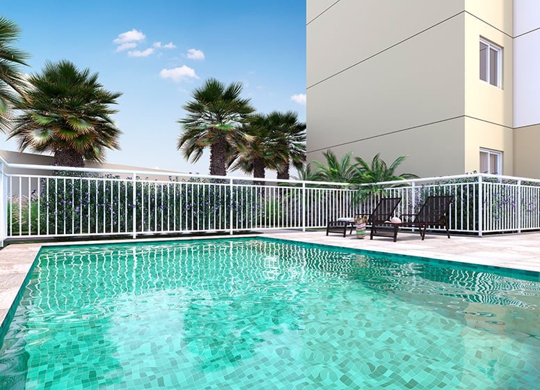 Apartamento Plano&Mais Itaquera Itamaracá 2 dormitórios 32m² Lagoa do Campelo São Paulo - Piscina