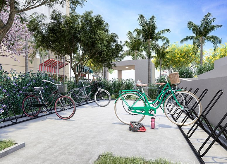 Apartamento Plano&Guaianases Estrada de Poá 2 dormitórios 33m² Estaleirador São Paulo - Bicicletario