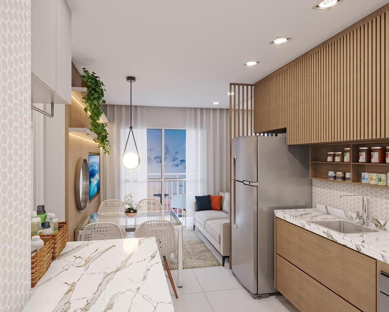 Apartamento Portal Barra Funda Vila Rio Branco 2 dormitórios 33m² Rudge São Paulo - Cozinha