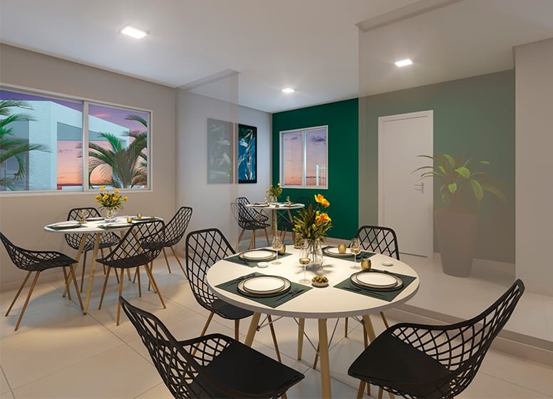 Apartamento Plano&Guaianases Estaleirador 2 dormitórios 34m² Estaleirador São Paulo - Salao de festas