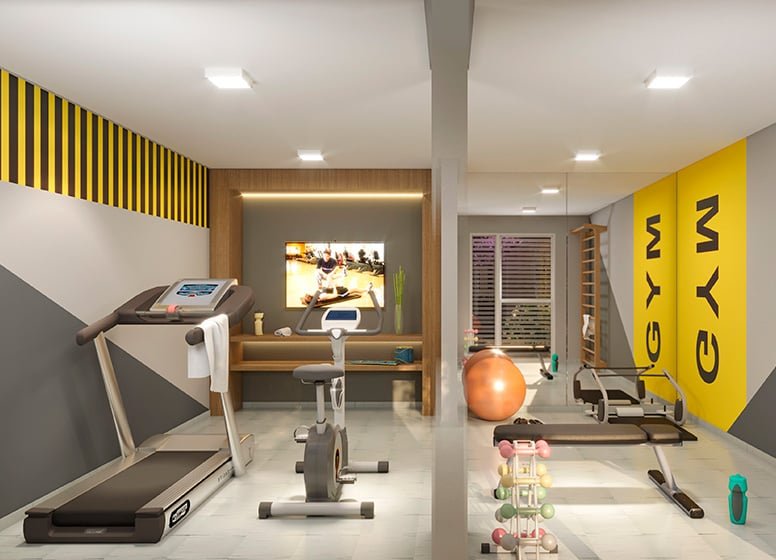 Apartamento Portal Vista da Represa Vila Rio Bonito 32.46m² 2D José Rafaeli São Paulo - Fitness