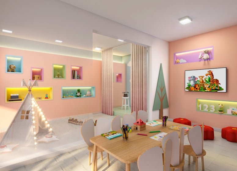 Apartamento Portal Vista da Represa Vila Rio Bonito 2 dormitórios 35m² José Rafaeli São Paulo - Brinquedoteca