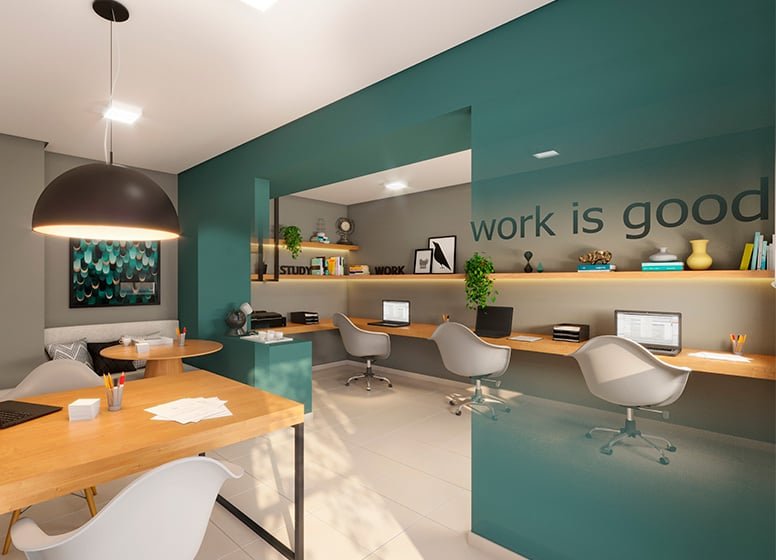 Apartamento Portal Vista da Represa Vila Rio Bonito 2 dormitórios 35m² José Rafaeli São Paulo - Coworking