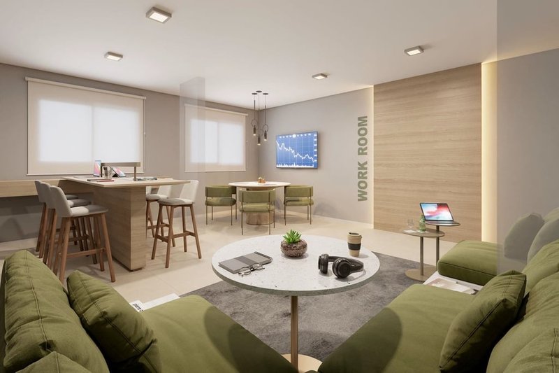 Apartamento Mistá by Plano&Plano Ubiatans - Residencial 1 suíte 27m² dos Ubiatans São Paulo - Coworking