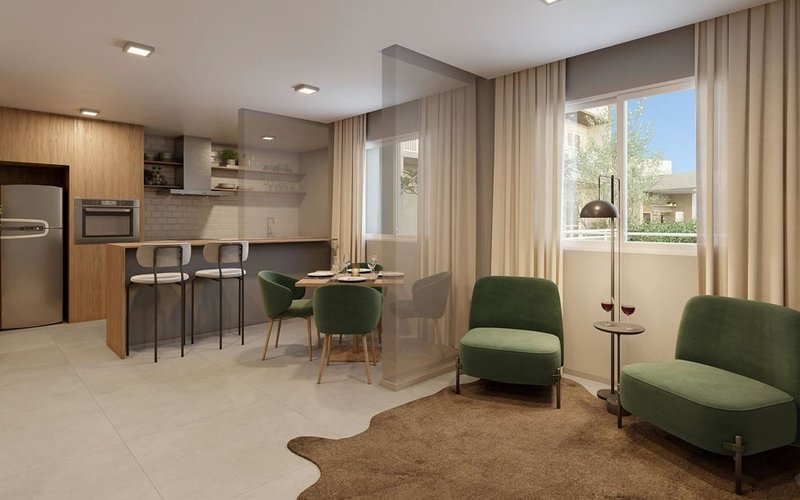 Garden Mistá by Plano&Plano Tupinás - Residencial 1 suíte 37m² dos Tupinás São Paulo - Salao de festas