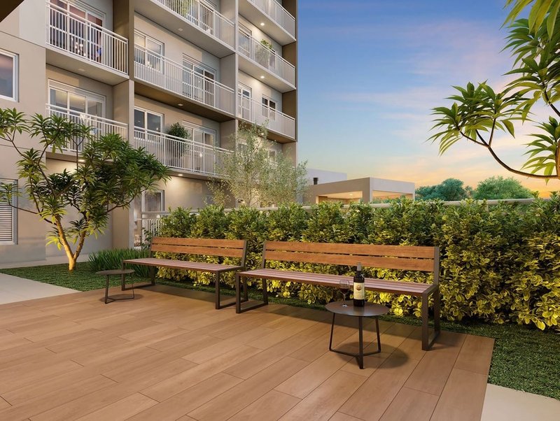 Garden Mistá by Plano&Plano Tupinás - Residencial 1 suíte 37m² dos Tupinás São Paulo - Terraco coletivo