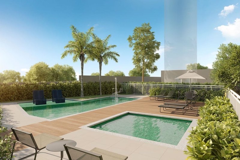Garden Mistá by Plano&Plano Tupinás - Residencial 1 suíte 37m² dos Tupinás São Paulo - Piscina