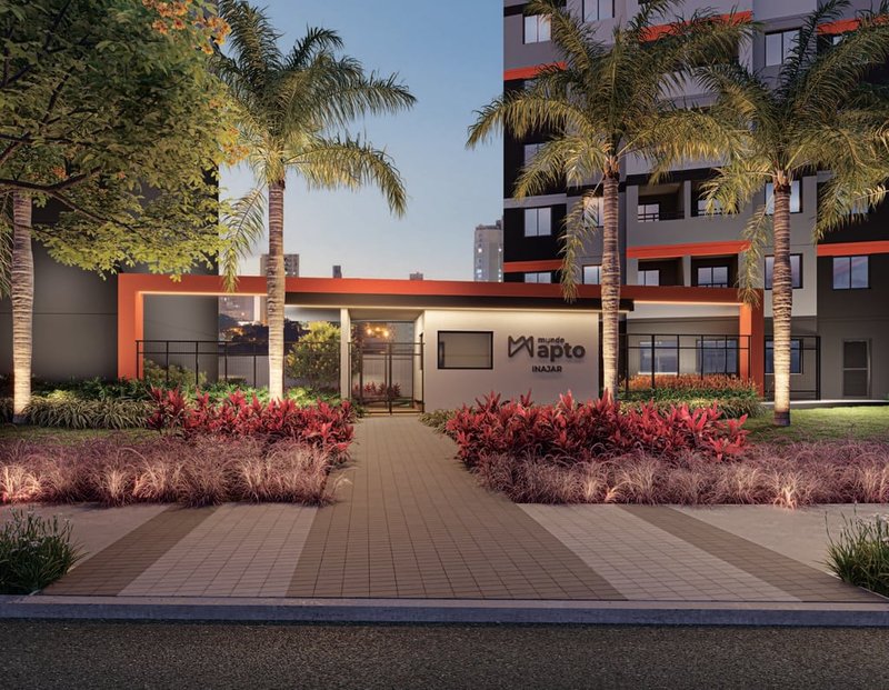 Apartamento Mundo Apto Inajar - Residencial 2 dormitórios 33m² Inajar de Souza São Paulo - Portaria