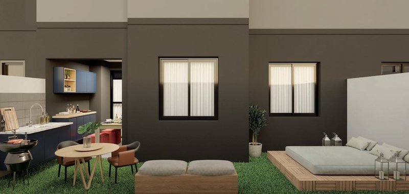 Apartamento Mundo Apto Inajar - Residencial 2 dormitórios 33m² Inajar de Souza São Paulo - Terraco