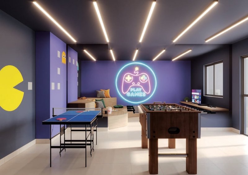 Apartamento Mundo Apto Inajar - Residencial 2 dormitórios 33m² Inajar de Souza São Paulo - Sala de jogos