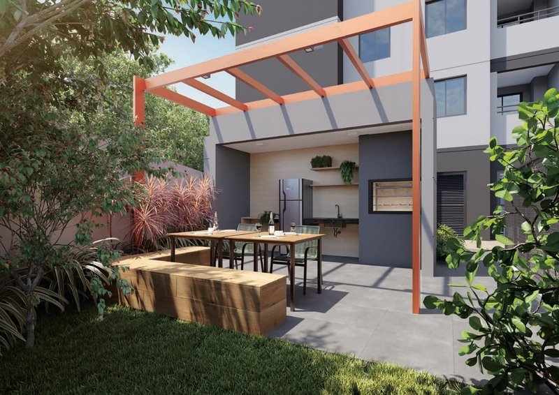 Apartamento Mundo Apto Inajar - Residencial 2 dormitórios 33m² Inajar de Souza São Paulo - Churrasqueira