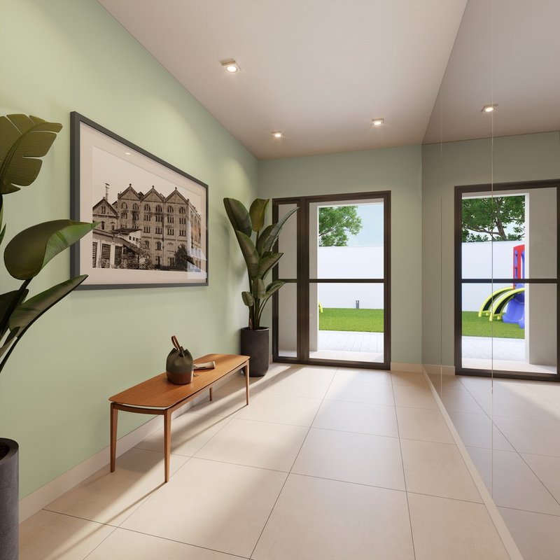 Garden Mundo Apto Mooca 48.37m² 2D Hipódromo São Paulo - Hall