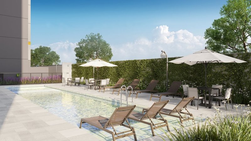 Garden Mundo Apto Mooca 48.37m² 2D Hipódromo São Paulo - Piscina
