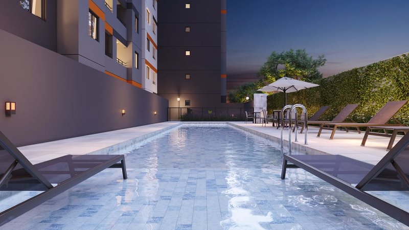 Garden Mundo Apto Mooca 48.37m² 2D Hipódromo São Paulo - Piscina