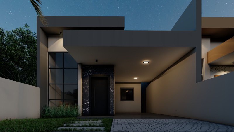 CASA COM 1 SUÍTE MAIS 2 DORMITÓRIOS EM DOM JOAQUIM - Brusque - 
