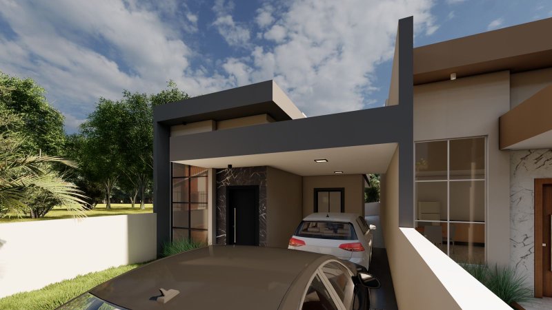 CASA COM 1 SUÍTE MAIS 2 DORMITÓRIOS EM DOM JOAQUIM - Brusque - 