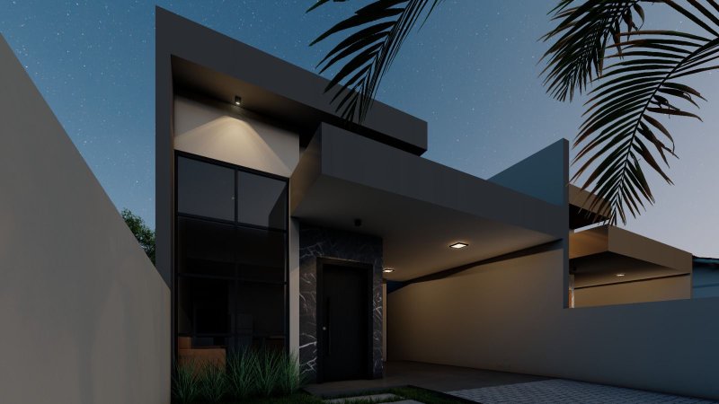 CASA COM 1 SUÍTE MAIS 2 DORMITÓRIOS EM DOM JOAQUIM - Brusque - 