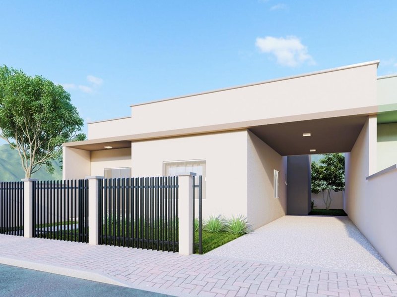 CASA COM 1 SUÍTE MAIS 2 DORMITÓRIOS NA GUABIRUBA SUL - Guabiruba - 