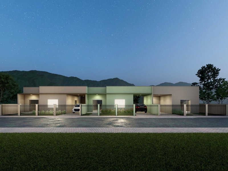 CASA COM 1 SUÍTE MAIS 2 DORMITÓRIOS NA GUABIRUBA SUL - Guabiruba - 
