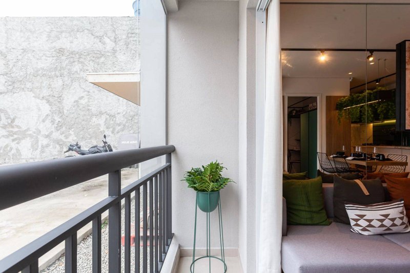 Composite Moema 27,2 m2 - Residencial Avenida dos Carinás São Paulo - 