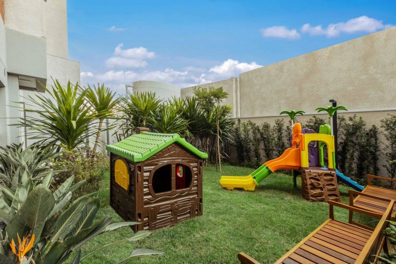 Composite Moema 27,2 m2 - Residencial Avenida dos Carinás São Paulo - 