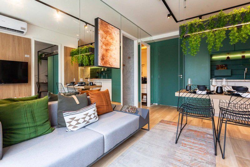 Composite Moema 27,2 m2 - Residencial Avenida dos Carinás São Paulo - 