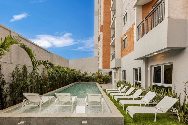 Composite Moema 35,9 m2 - Residencial Avenida dos Carinás São Paulo - 