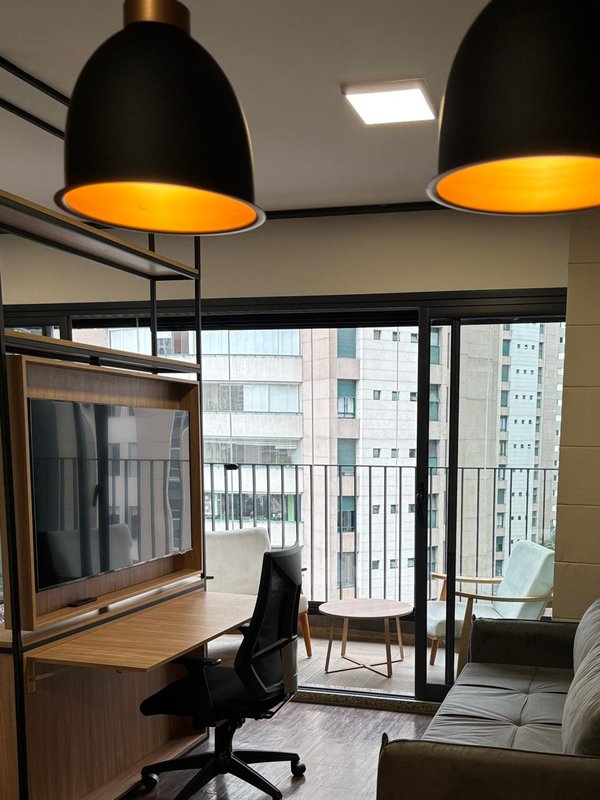 Apartamento Walk Moema 38m2 Alameda dos Jurupis São Paulo - 