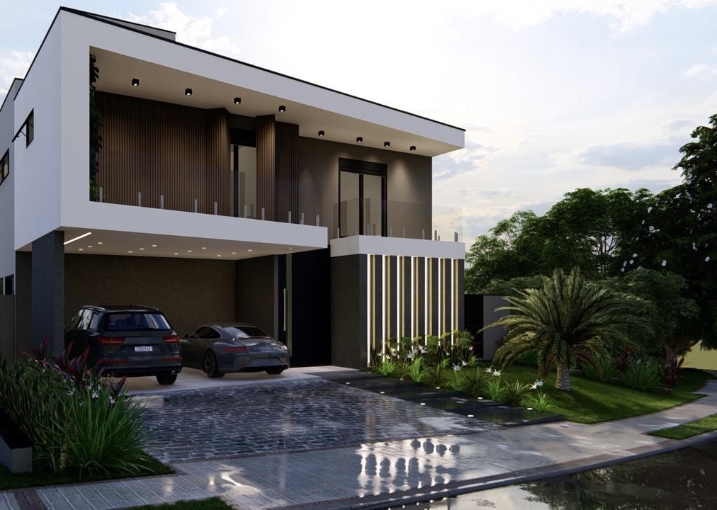 Casa com 4 dormit&oacute;rios &agrave; venda,355 m&sup2; - Alphaville Nova Esplanada I - Votorantim - SP Alameda Nova Zelândia Votorantim - 