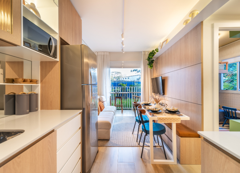 Apartamento Meu Plano&Interlagos Campo Grande 2 dormitórios 32m² Zike Tuma São Paulo - Living