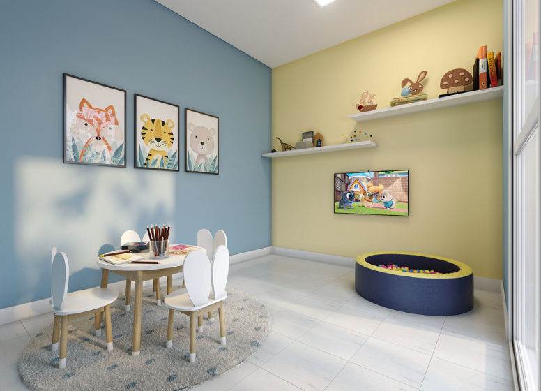 Apartamento Meu Plano&Interlagos Campo Grande 2 dormitórios 32m² Zike Tuma São Paulo - Brinquedoteca