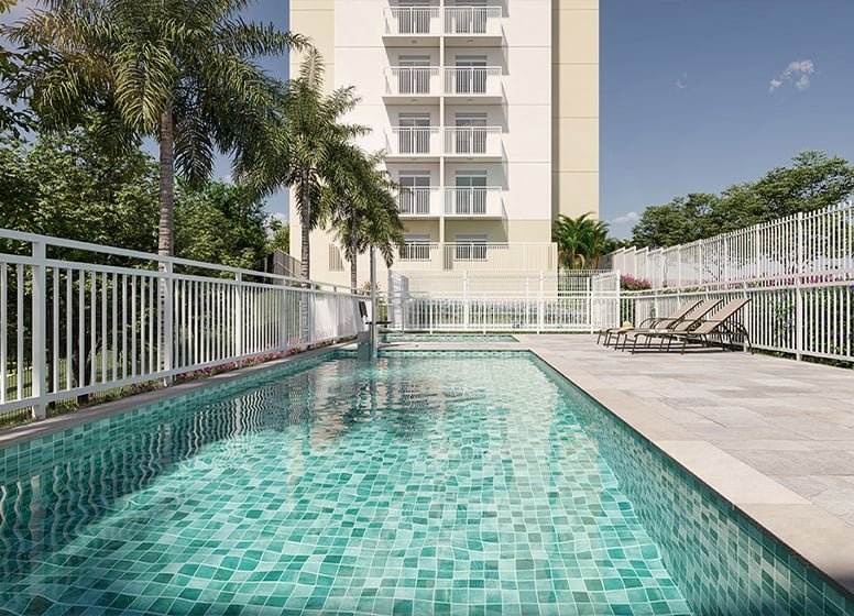 Garden Meu Plano&Interlagos Campo Grande 2 dormitórios 40m² Zike Tuma São Paulo - Piscina
