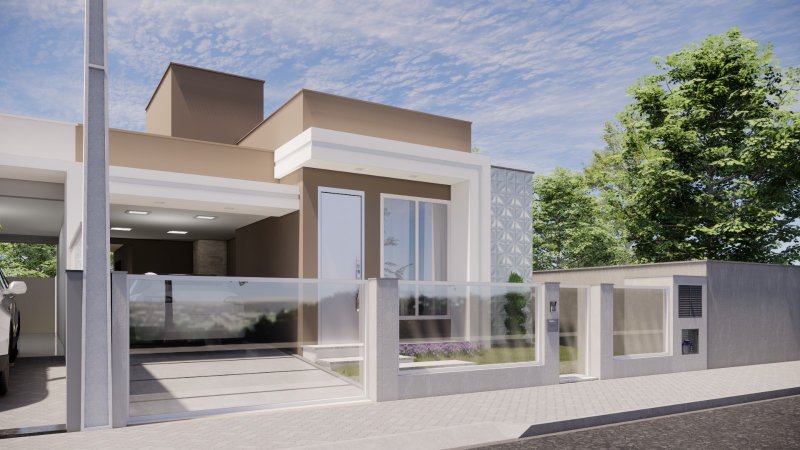 CASA COM 2 SUÍTES NA GUABIRUBA SUL - GUARUJA DO SUL - 