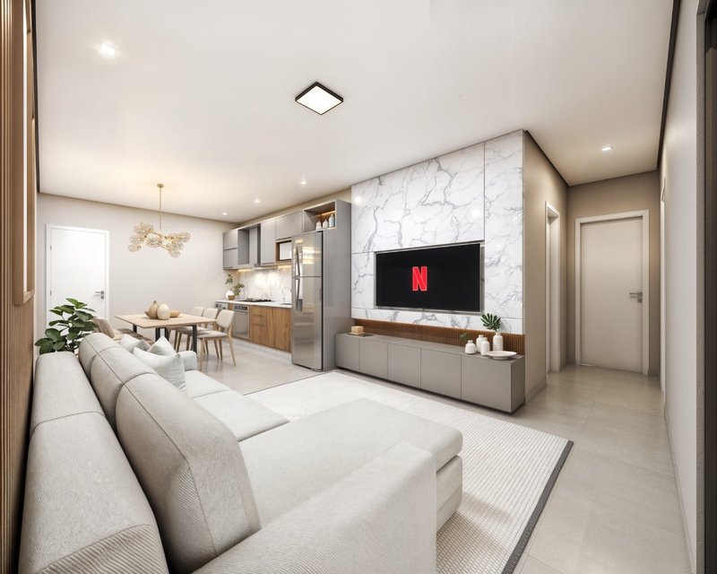 APARTAMENTO COM 2 DORMITÓRIOS NA AZAMBUJA - Brusque - 