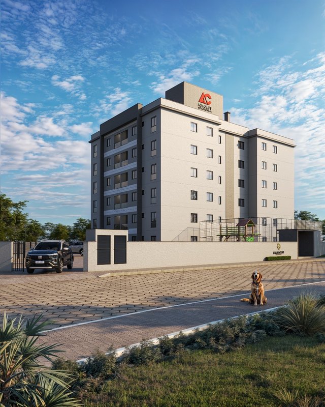 APARTAMENTO COM 2 DORMITÓRIOS NA AZAMBUJA - Brusque - 