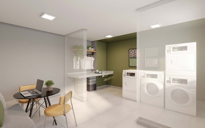 Apartamento Plano&Mais Belém 2 dormitórios 35m² Joaquim Carlos São Paulo - Lavanderia
