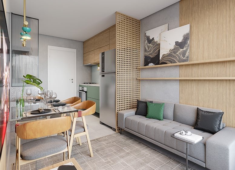 Apartamento Plano&Estação Penha 2 dormitórios 35m² Ingu São Paulo - Living