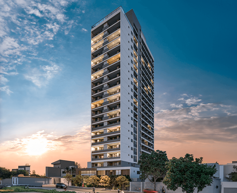 Apartamento Peak Vila Olímpia - Residencial 44.43m² 2D Quatá São Paulo - Fachada