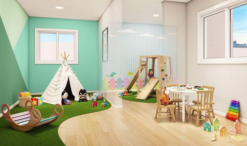 Apartamento Fast Interlagos 32.8m² 2D Antônio Le Voci São Paulo - Brinquedoteca