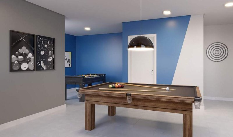 Apartamento Fast Interlagos 37.27m² 2D Antônio Le Voci São Paulo - Sala de jogos
