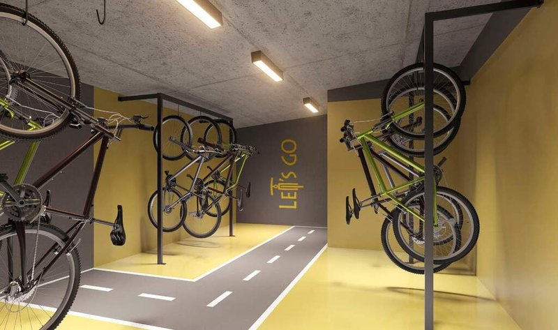Apartamento Fast Interlagos 37.27m² 2D Antônio Le Voci São Paulo - Bicicletário