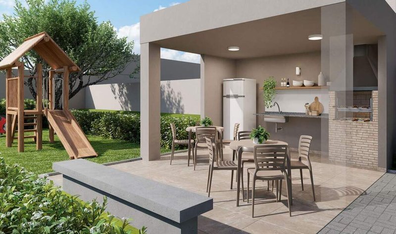 Apartamento Fast Interlagos 37.27m² 2D Antônio Le Voci São Paulo - Churrasqueira