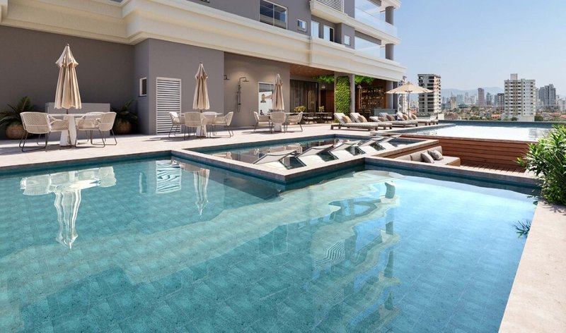 Apartamento Maravilha Residence - Fase 1 3 suítes 119m² Artur Guerreiro Porto Belo - Piscina