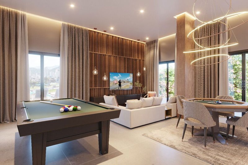 Apartamento Dublin Residence 3 suítes 129m² 244 Itapema - Sala de jogos