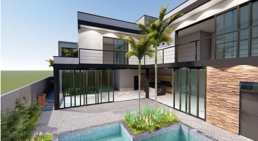 Casa com 4 dormit&oacute;rios &agrave; venda,423 m&sup2; - Alphaville Nova Esplanada III - Votorantim - SP Alameda Nova Zelândia Votorantim - 