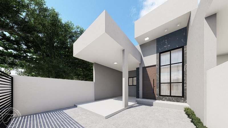 CASA COM 1 SUÍTE MAIS 2 DORMITÓRIOS NO RIO BRANCO - Brusque - 
